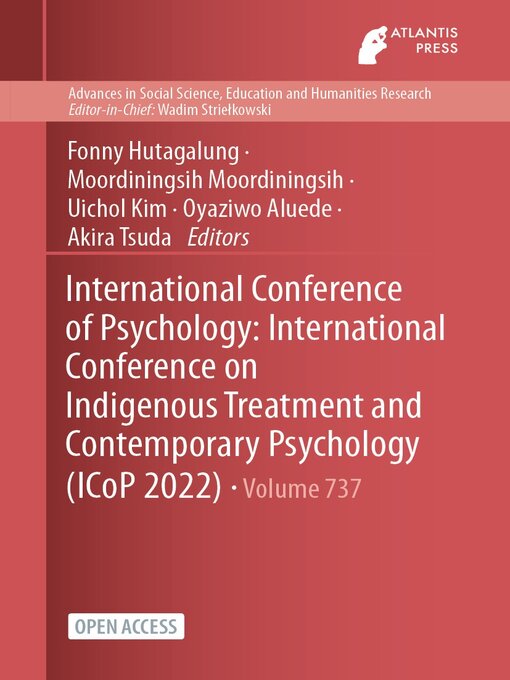 Title details for International Conference of Psychology by Fonny Hutagalung - Available